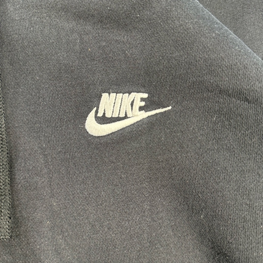 Nike Hoodie Men's Sz S Black Full Zip Fleece Small Swoosh - Picture 3 of 10